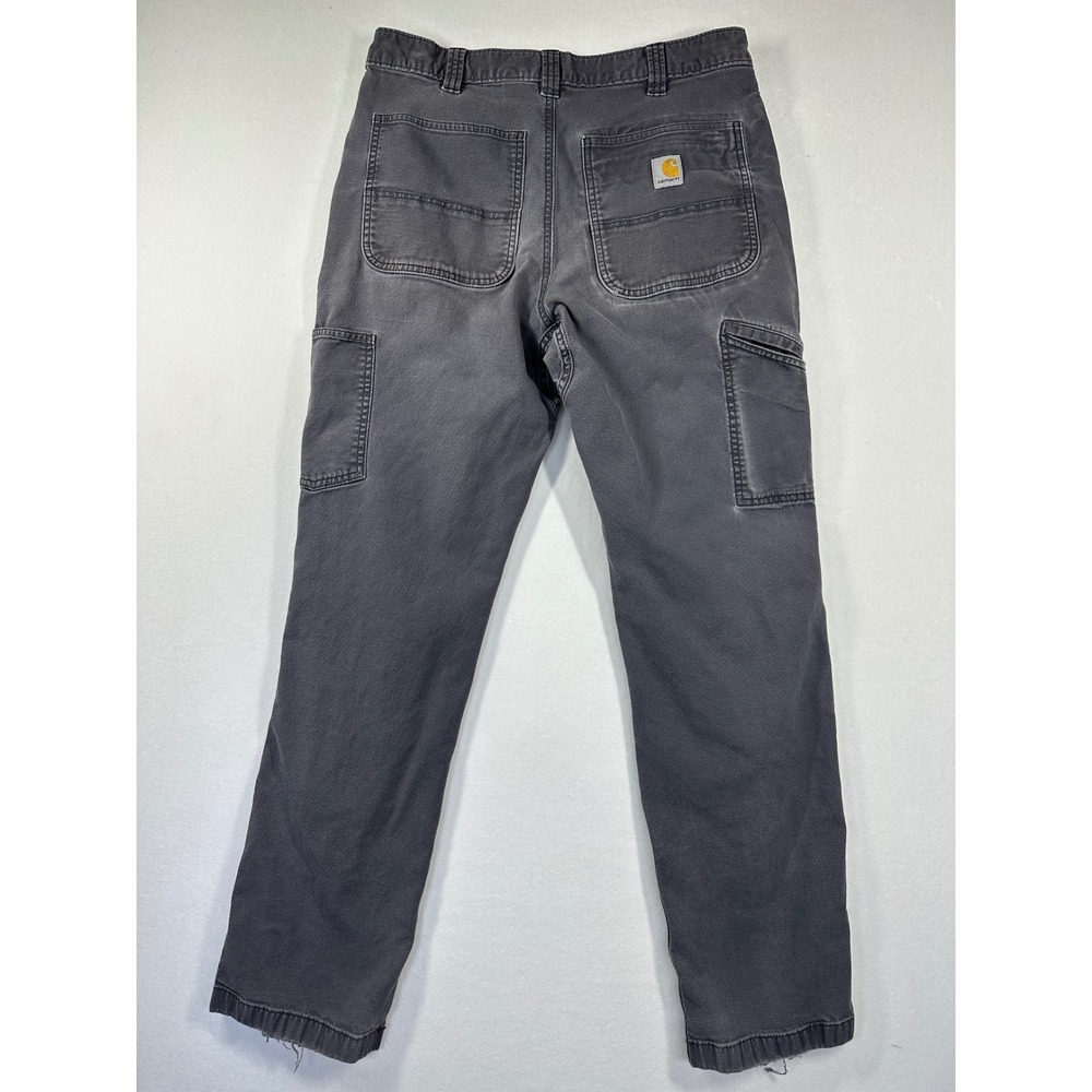 Carhartt Rugged Flex Double-Front Utility Work Pant Mens 34x34 Shadow Distressed - Picture 2 of 13
